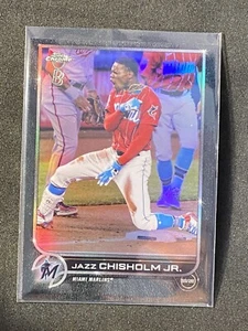 2022 Topps Chrome Ben Baller Jazz Chisholm Refractor #91 - Picture 1 of 1