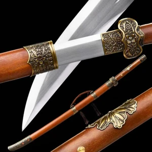 KungFu Broadsword Sword Katana High Carbon Steel Sharp Chinese Saber 绣春刀 Dao - Picture 1 of 10