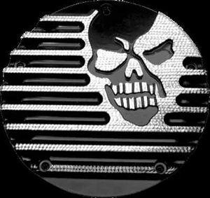 Covington Derby Cover Blk Dmd Machine Head w Hardware Street Glide Special 14-21 - Picture 1 of 3