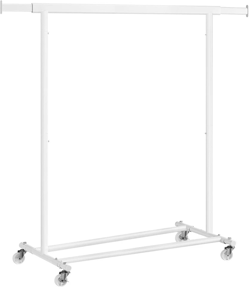 SONGMICS Stand Appendiabiti con Ruote Attaccapanni Estensibile per Carichi Pesa