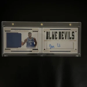 2019-20 Zion Williamson NT National Treasures auto RC Booklet /46 Rookie Duke - Picture 1 of 6
