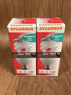 Paquete de 2 SYLVANIA CF15EL/TWIST 3000K 120V (29287) Foto 1 de 3