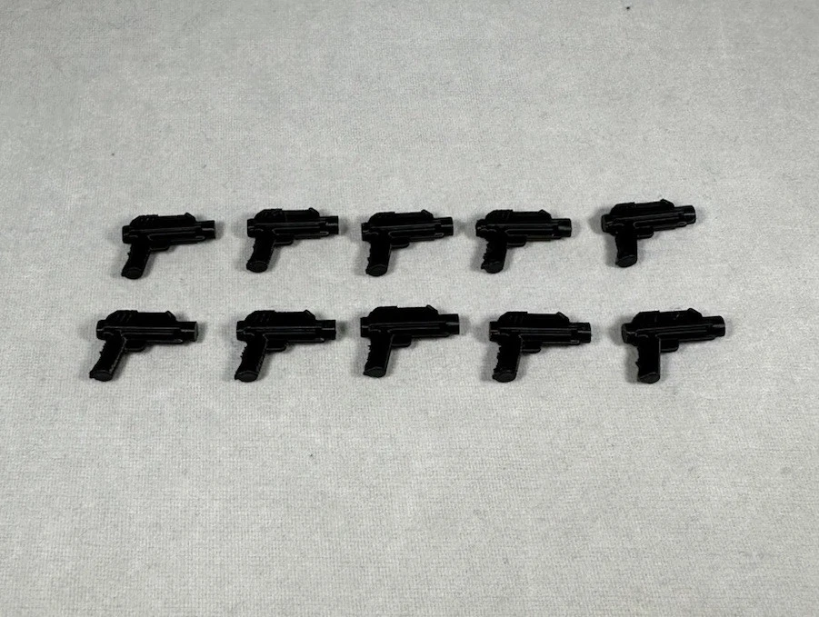 Pistola DC-17 personalizada pacote x10 para minifiguras Clone Trooper REX Commanders NOVO! - Imagem 1 de 3