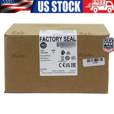New Allen-Bradley 5094-RTB3 Flex 5000 I/O Logix 5000 Series Module US Free Tax - Image 1 of 4