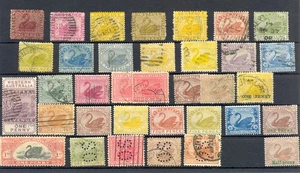 AUSTRALIA -WESTERN AUSTRALIA- 35 ST. MOST */0 -MOST VF -UNSORTED LOT  - Picture 1 of 1