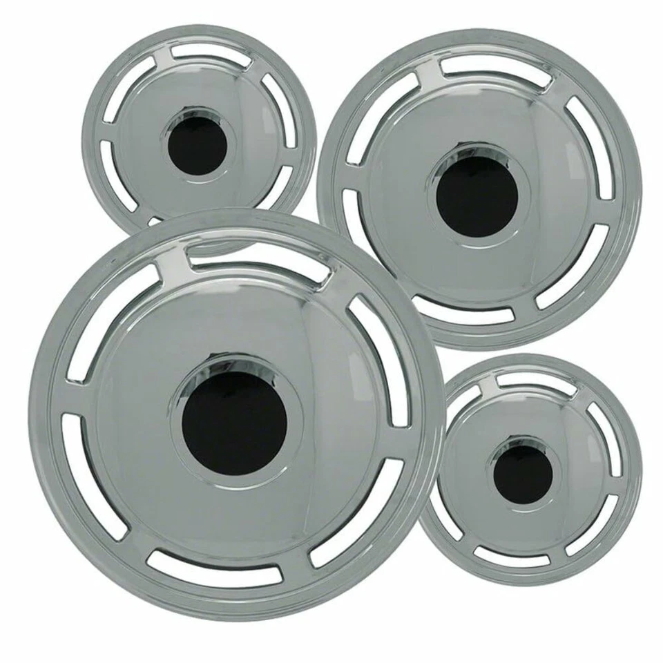 Set of 4 Hubcaps 15 inch Chrome ABS Wheel Covers for 86 - 96 Chevrolet Caprice - Изображение 1 из 4