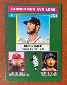 2025 Topps Heritage NL Earned Run AVG LDRS Imanaga Wheeler Sale Dark Green 201 - Picture 1 of 1