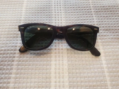 Ray-Ban Original Wayfarer Classic Sunglasses Made in Italy (Tortois/Green) - Image 1 of 4