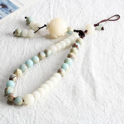  Wrist Strap Phone Beaded Cell Wristlet Keychain DIY Accessories Mobile Lanyards - Bild 1 von 4