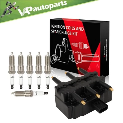 For 2001 2002 2003 Chrysler Voyager 3.3L V6 Ignition Coil & Spark Plug - Image 1 of 4