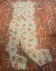 Wonder Nation Valentines Romper Sz 5t Candy Hearts Girls - Picture 1 of 1