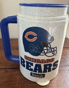 Chicago Bears Plastic Gas Station Coffee Mug With Lid 1995 - Picture 1 of 9