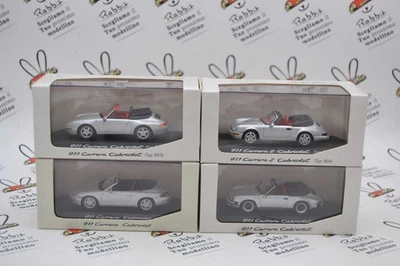 DIE CAST " PORSCHE 911 SC CABRIOLET (1983) - 911 CARRERA CABRIOLET (1990) - 9... - Immagine 1 di 4