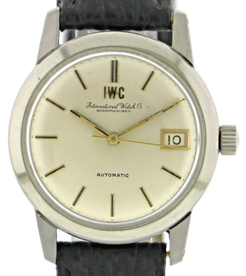 IWC Schaffhausen Ref. 910 Cal. 8541B Automatic Herrenuhr Dresswatch Stahl 1968 - Bild 1 von 4