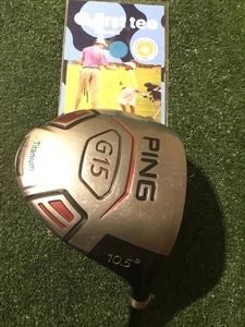 Ping G15 Titanium 10.5* Driver Regular Aldila Serrano 60g Graphite Shaft (45”) - Picture 1 of 12