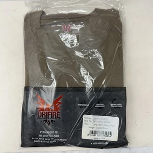 Drifire FR Heavyweight Long Sleeve Base Shirt Coyote L Large Flame Resistant - Picture 1 of 5