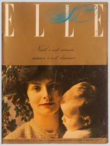 'ELLE' FRENCH VINTAGE MAGAZINE CHRISTMAS ISSUE 4 DECEMBER 1959 - Picture 1 of 4