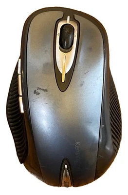 Kensington Pro Fit Full-Size Wireless Laser Mouse Black/Silver Ergonomic Design - Image 1 of 2