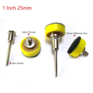 1" 25mm Hook And Loop Sanding Polishing Backing Pad 3mm Shank For Sanding Disc - Picture 1 of 9