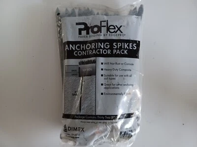 Picos de paisaje de anclaje de nailon ProFlex Dimex 8" (32 piezas) Foto 1 de 4