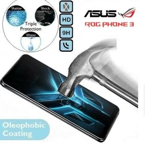 100%Genuine Tempered Glass Screen Protector ZS661KS(&Strix) For Asus ROG Phone 3 - Picture 1 of 2