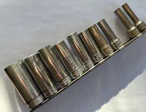 Snapon deep fractional socket set,. 10 pc. 3/8 drive - Picture 1 of 3