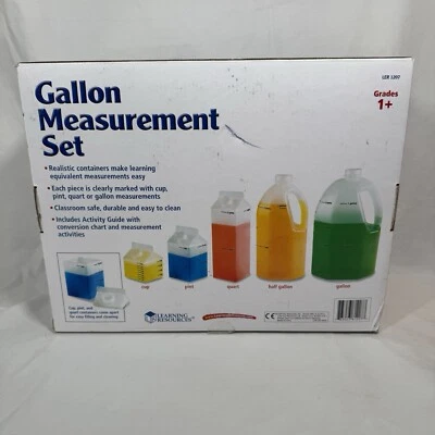 Learning Resources Liquid Measurement Set  Gallon  Pre-K+  5 Pcs  TOY - Image 1 of 4