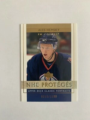 2002-03 Upper Deck Classic Portraits #113 Ales Hemsky RC 0316/1500 - Edmonton - Image 1 of 2