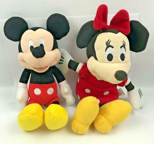 Peluche Disney Mickey y Minnie Mouse hecho por Just Play alrededor de 10" de alto - Imagen 1 de 7