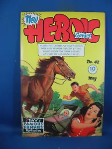 HEROIC COMICS 42 CASI NUEVO - TOTH FAMOUS FUNNIES 1947 - Imagen 1 de 2