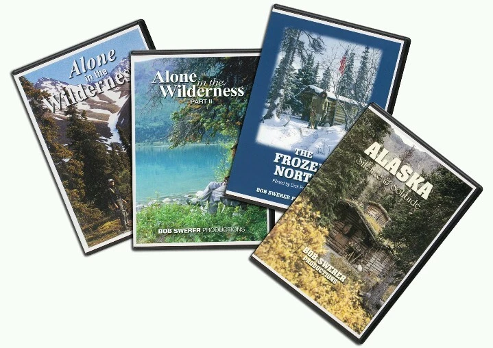 Alone In The Wilderness 4 DVD package Brand New straight from producer  - Image 1 of 1