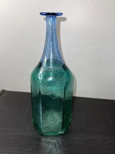 Lrg Glass Bottle Antikva Bertil Vallien Kosta Boda Vase numbered and signed - Picture 1 of 7