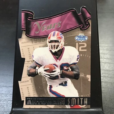 1997 Pro Line Gems Through the Years Antowain Smith #TY17 Rookie RC Diecut - Image 1 of 2