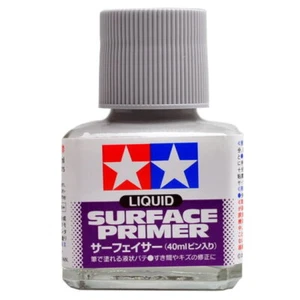 Imprimación líquida de superficie Tamiya 87075 gris (40 ml) para kits de modelos y eliminación de pintura - Imagen 1 de 1