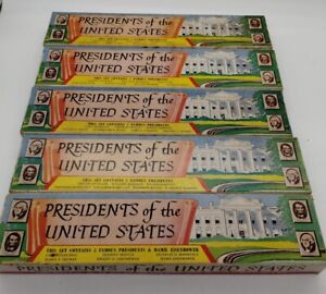 PRESIDENTS OF THE UNITED STATES VINTAGE MINIATURES BY MARX SERIES 1-5 COMPLETE 
