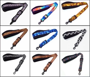 Saxophone Sax neoprene padded Sax Strap DSX by Legacystraps in cool patterns - Picture 1 of 34