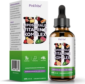 Liposomal Vitamin B Complex Liquid - High Strength B-Vitamin Complex Drops, Supp - Picture 1 of 13