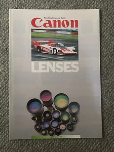Canon Lenses Brochure - 1986 English Edition - Very good condition - Picture 1 of 1