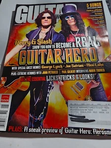 Guitar World Magazine June 2008 Slash Joe Perry VG B5 - Picture 1 of 1
