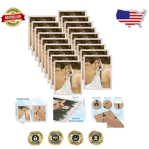 Multi-Use 8x10 Picture Frame Set of 18 - Perfect for Gifts & Home Decoration - Picture 1 of 10