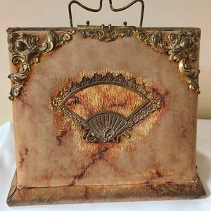 Rare Antique French Writting Slope ink wells,slots for writing utensilmiddle  - Picture 1 of 9