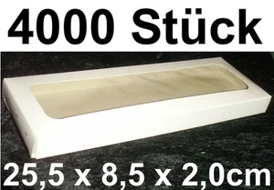4000x KLARSICHTBOX SCHACHTEL KLARSICHTVERPACKUNG VERSANDBOX KARTON KONKURS - Bild 1 von 2