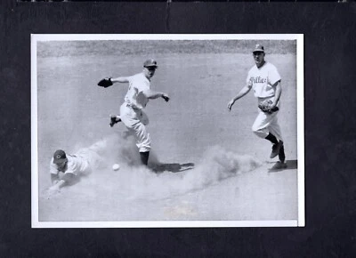 Bobby Morgan Granny Hamner Ed Bailey 1954 Press Photo Philadelphia Phillies - Image 1 of 2