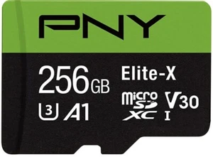PNY - 256GB Elite-X Class 10 U3 V30 microSDXC Flash Memory Card - Picture 1 of 1