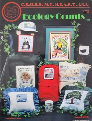 Ecology Counts Cross Stitch Patterns By Cross My Heart a5 - Image 1 of 4