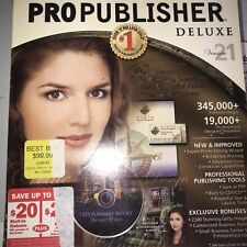 Broderbund The PrintShop Deluxe Version 21 - 4 CD set