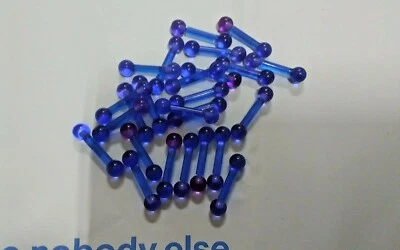 Joyería Corporal Acrílico Azul Value Pack-25 ¡Envío Gratis! Foto 1 de 3
