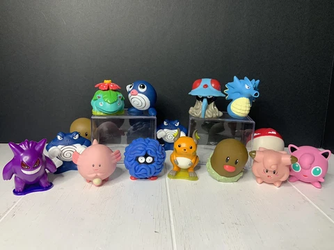VTG Burger King 1999 Pokemon Spinning Rev Tops Toys - Gengar Venusaur Raichu 15X Cover