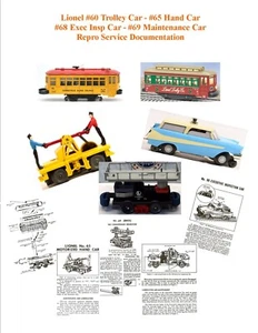 Lionel 60 65 68 69 Svc Handbücher (beste Qualität!) - Bild 1 von 1