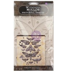 Finnabair Decor Moulds 5"X8"-Nocturnal Insects - Picture 1 of 1